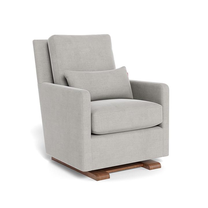 Monte Design - Como Glider - Walnut Base-Chairs-Smoke-Posh Baby