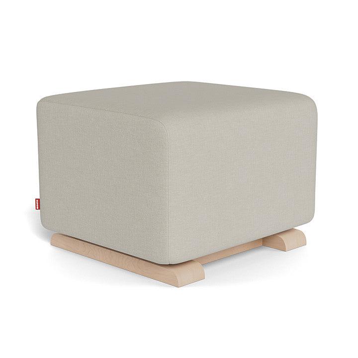 Monte Design - Gliding Ottoman - Maple Base-Ottomans-Dune Heathered-Posh Baby