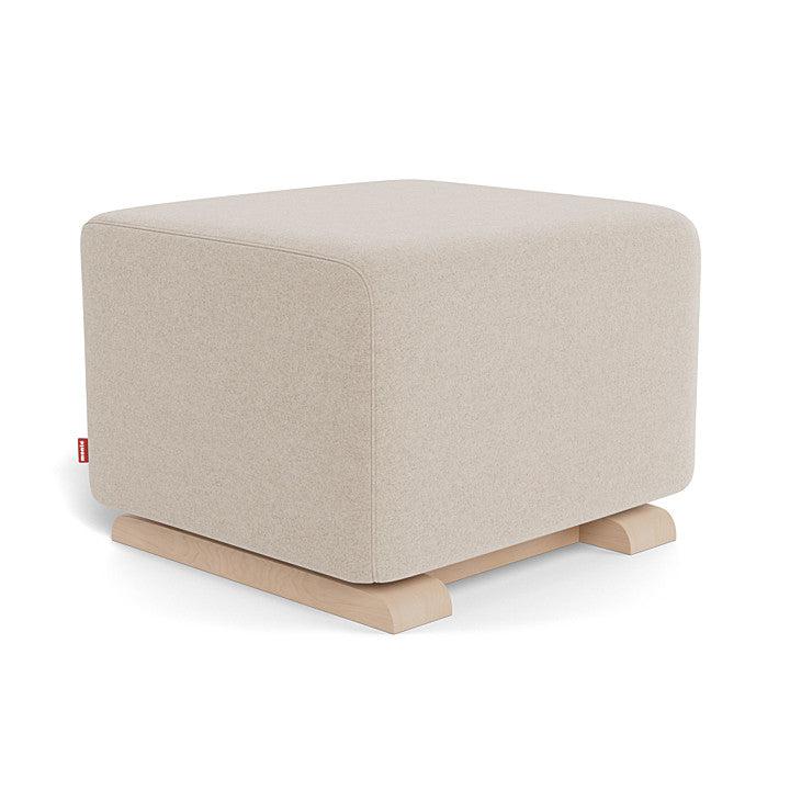 Monte Design - Gliding Ottoman - Maple Base-Ottomans-Dune Heathered-Posh Baby