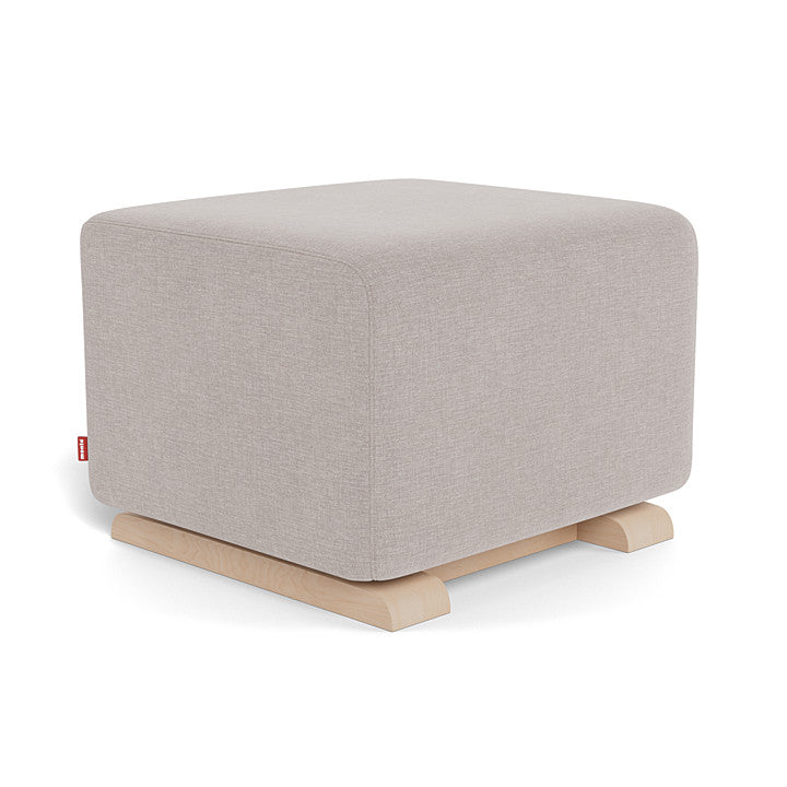 Monte Design - Gliding Ottoman - Maple Base-Ottomans-Dune Heathered-Posh Baby