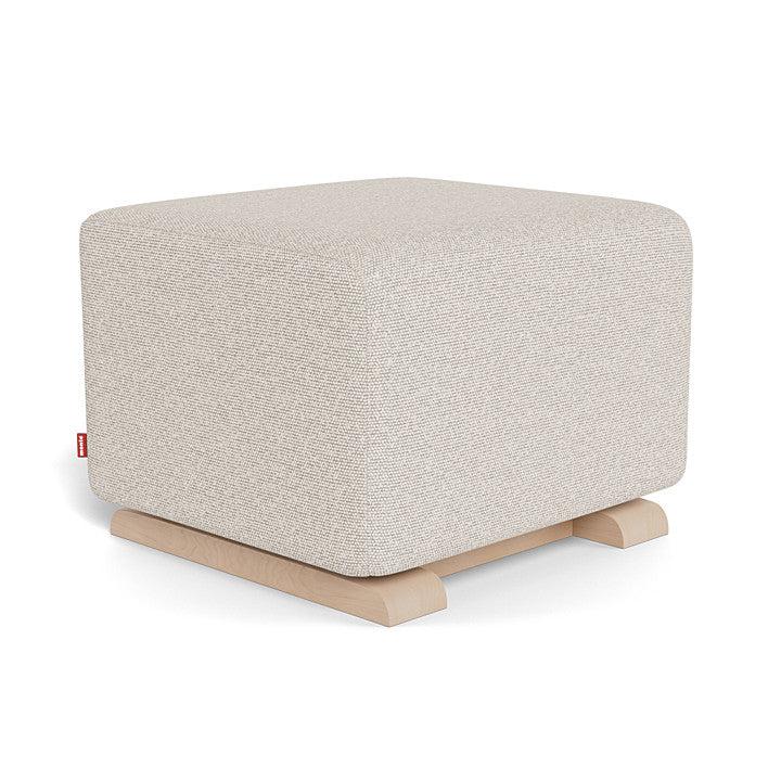Monte Design - Gliding Ottoman - Maple Base-Ottomans-Dune Heathered-Posh Baby