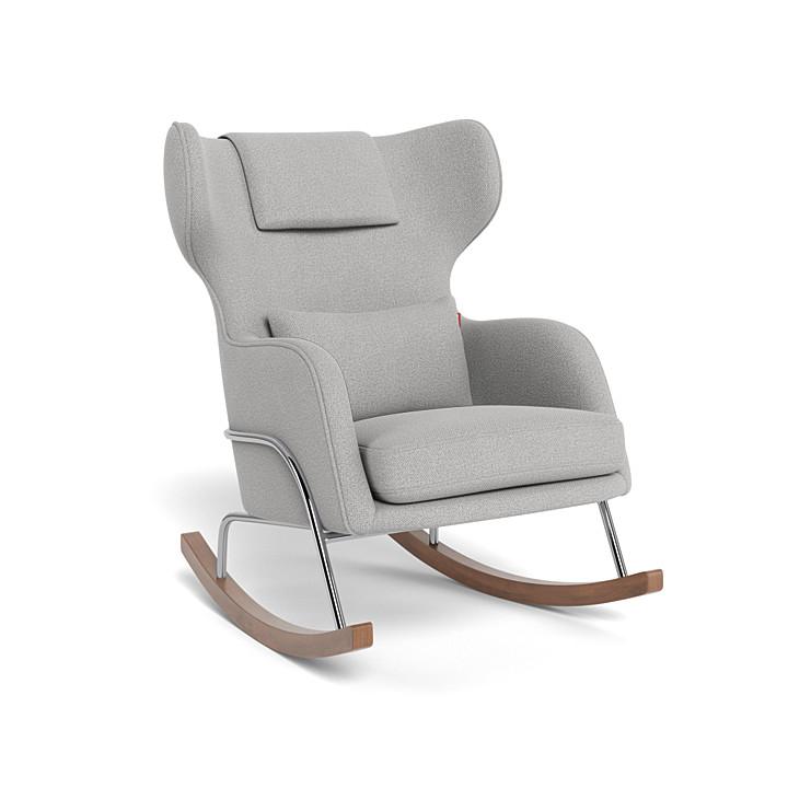Monte Design - Grand Jackson Rocker - Chrome Frame-Chairs-Cloud Grey-Posh Baby