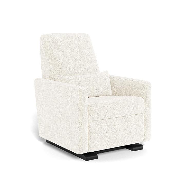 Monte Design - Grano Glider Recliner - Espresso Base-Chairs-Dune Heathered-Posh Baby