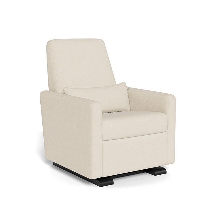 Monte Design - Grano Glider Recliner - Espresso Base-Chairs-Dune Heathered-Posh Baby