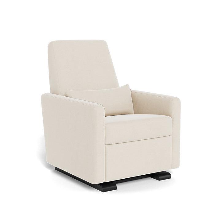 Monte Design - Grano Glider Recliner - Espresso Base-Chairs-Dune Heathered-Posh Baby