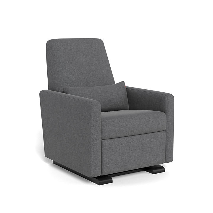 Monte Design - Grano Glider Recliner - Espresso Base-Chairs-Dune Heathered-Posh Baby