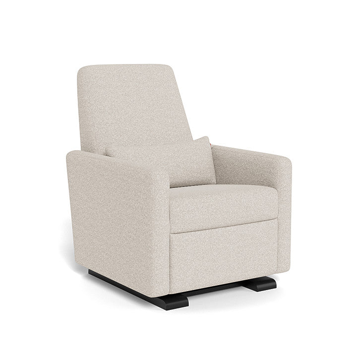Monte Design - Grano Glider Recliner - Espresso Base-Chairs-Dune Heathered-Posh Baby