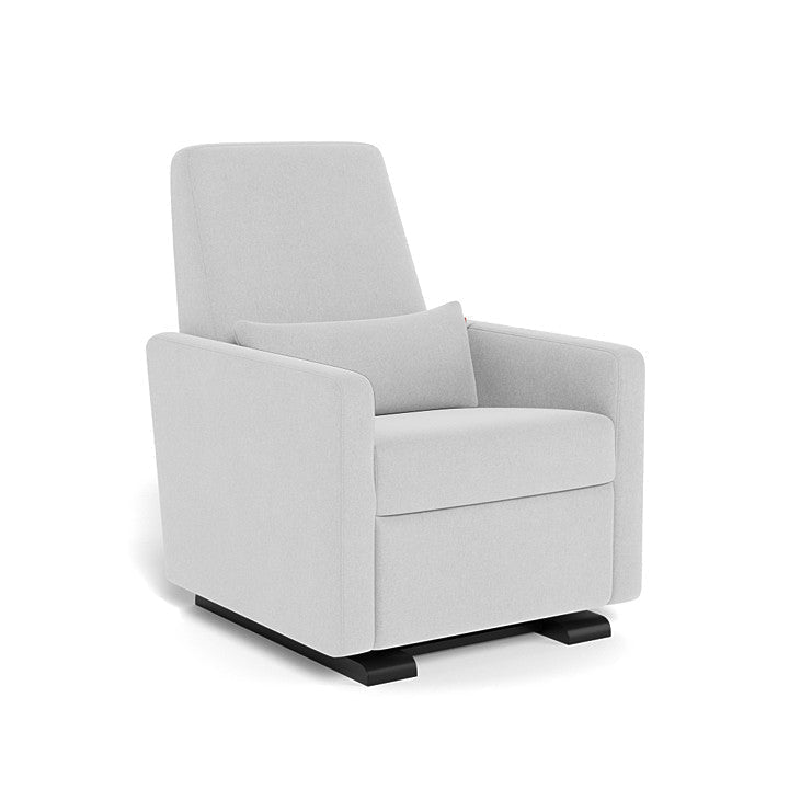Monte Design - Grano Glider Recliner - Espresso Base-Chairs-No Motorized Recline-Ash-Posh Baby