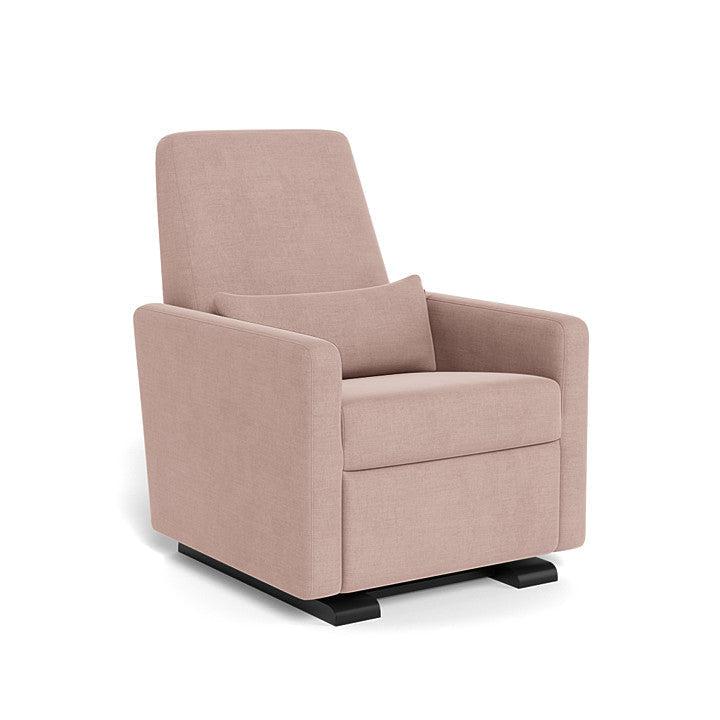 Monte Design - Grano Glider Recliner - Espresso Base-Chairs-No Motorized Recline-Blush-Posh Baby