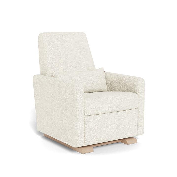 Monte Design - Grano Glider Recliner - Maple Base-Chairs-Dune Heathered-Posh Baby