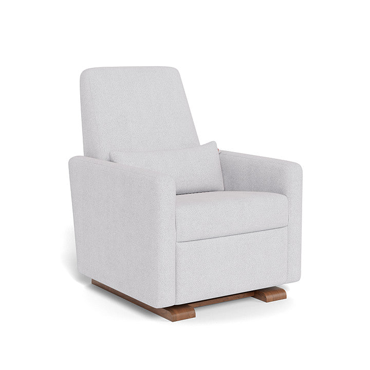 Monte Design - Grano Glider Recliner - Walnut Base-Chairs-Dune Heathered-Posh Baby