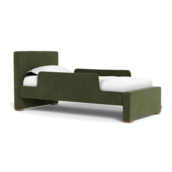 Monte Design - Handcrafted Dorma Bed Upholstered Toddler Rails (Choose Color)-Twin + Full Bed Rail-One Rail-Blush Velvet-Posh Baby