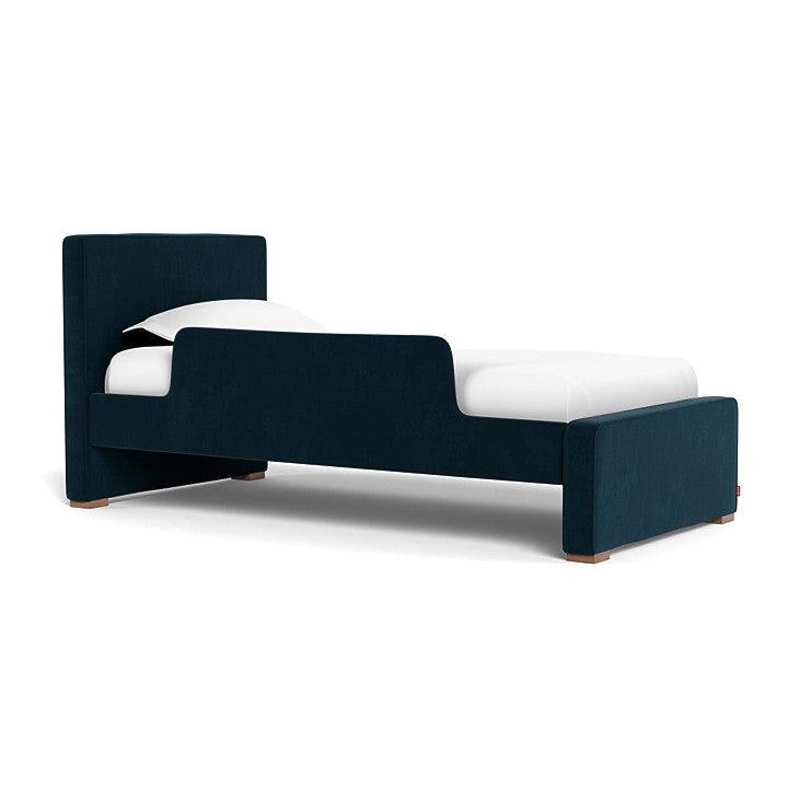 Monte Design - Handcrafted Dorma Bed Upholstered Toddler Rails (Choose Color)-Twin + Full Bed Rail-One Rail-Blush Velvet-Posh Baby