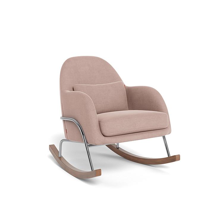 Monte Design - Jackie Rocker - Chrome Base-Chairs-Blush-Posh Baby
