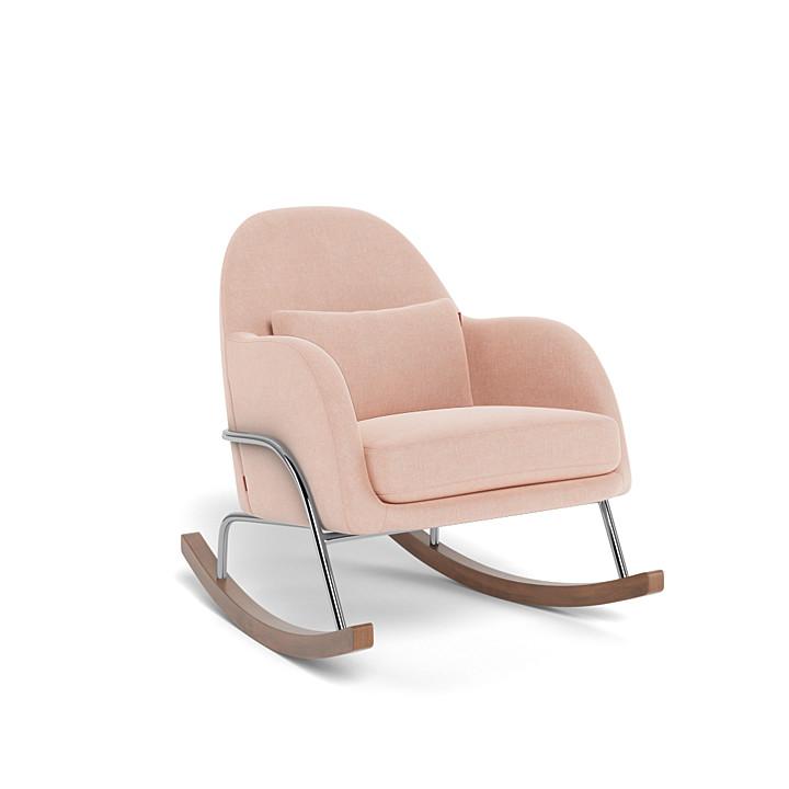 Monte Design - Jackie Rocker - Chrome Base-Chairs-Petal Pink-Posh Baby