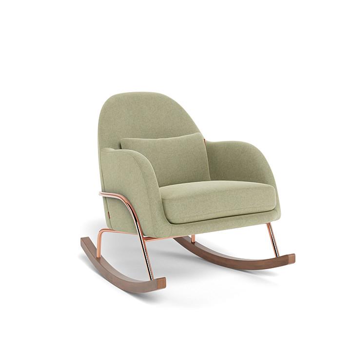 Monte Design - Jackie Rocker - Rose Gold Copper Base-Chairs-Sage Green-Posh Baby