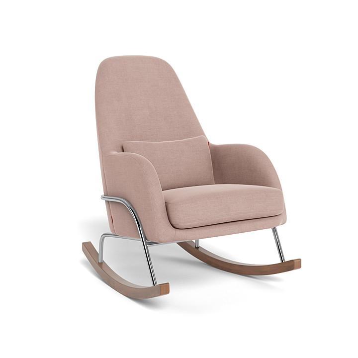 Monte Design - Jackson Rocker - Chrome Base-Chairs-Blush-Posh Baby