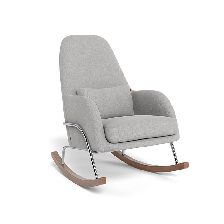 Monte Design - Jackson Rocker - Chrome Base-Chairs-Cloud Grey-Posh Baby
