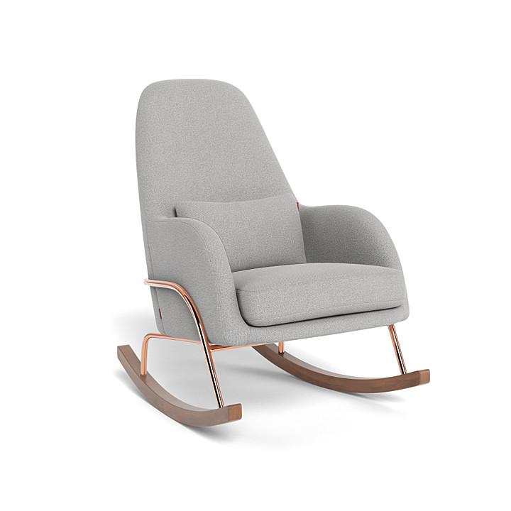 Monte Design - Jackson Rocker - Rose Gold Copper Base-Chairs-Cloud Grey-Posh Baby