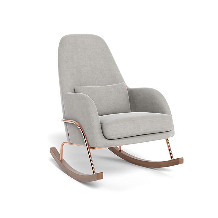 Monte Design - Jackson Rocker - Rose Gold Copper Base-Chairs-Smoke-Posh Baby