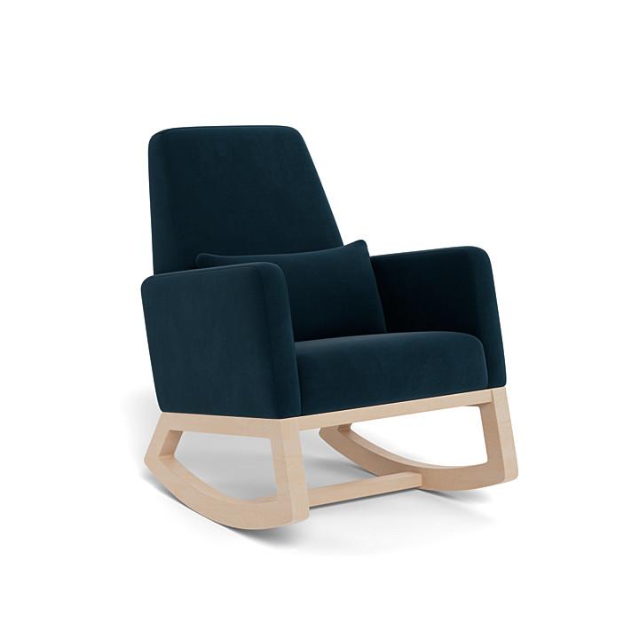 Monte Design - Joya Rocker - Clear Maple Base-Chairs-Navy Velvet-Posh Baby