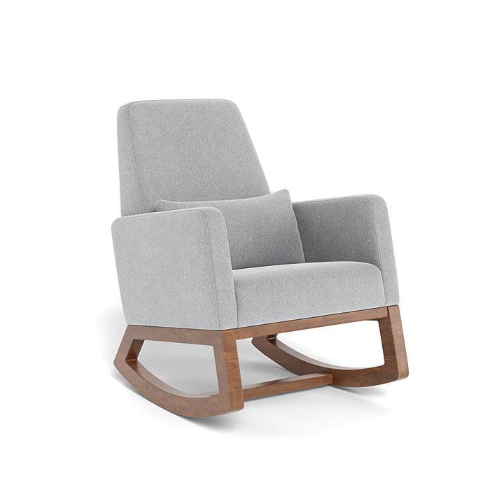 Monte Design - Joya Rocker - Walnut Base-Chairs-Pebble Grey-Posh Baby
