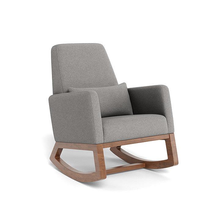 Monte Design - Joya Rocker - Walnut Base-Chairs-Light Grey Wool-Posh Baby