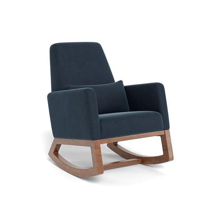 Monte Design - Joya Rocker - Walnut Base-Chairs-Midnight Blue-Posh Baby