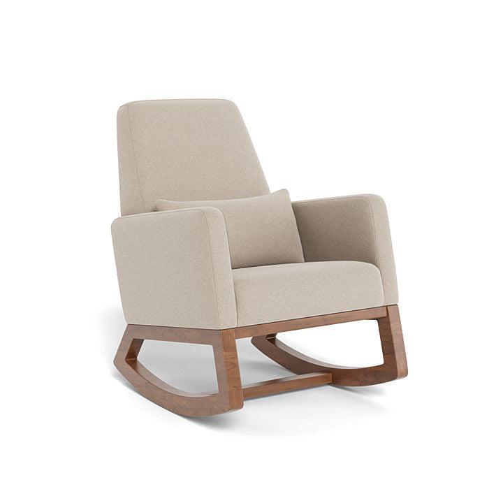 Monte Design - Joya Rocker - Walnut Base-Chairs-Oatmeal Wool-Posh Baby
