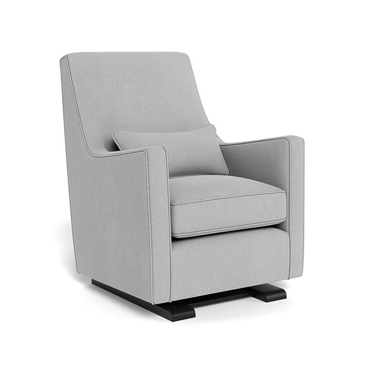 Monte Design - Luca Glider - Espresso Base-Chairs-Cloud Grey-Posh Baby