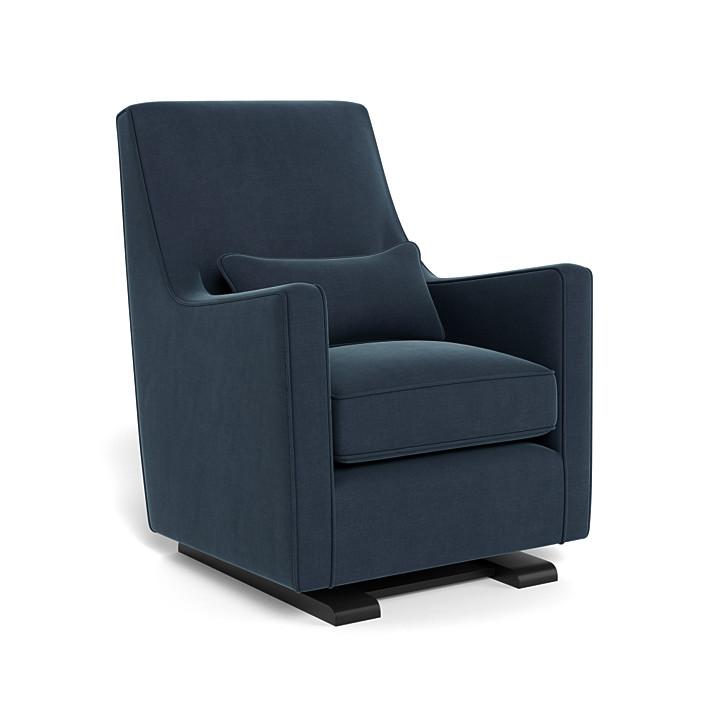 Monte Design - Luca Glider - Espresso Base-Chairs-Midnight Blue-Posh Baby