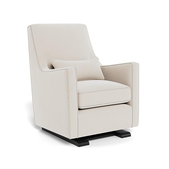 Monte Design - Luca Glider - Espresso Base-Chairs-Stone Velvet-Posh Baby
