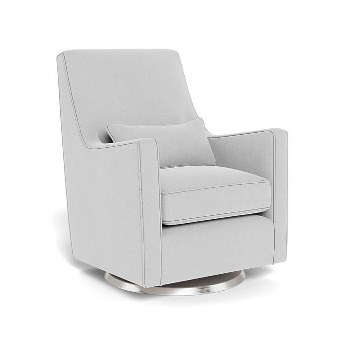 Monte Design - Luca Glider - Stainless Steel Swivel Base-Chairs-Ash-Posh Baby