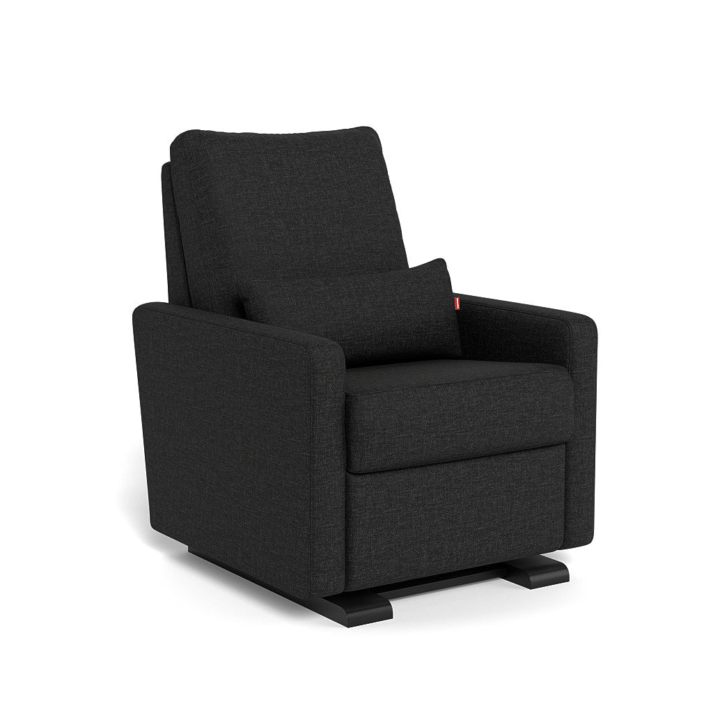 Monte Design - Matera Glider Recliner - Espresso Base-Chairs-Black-Posh Baby