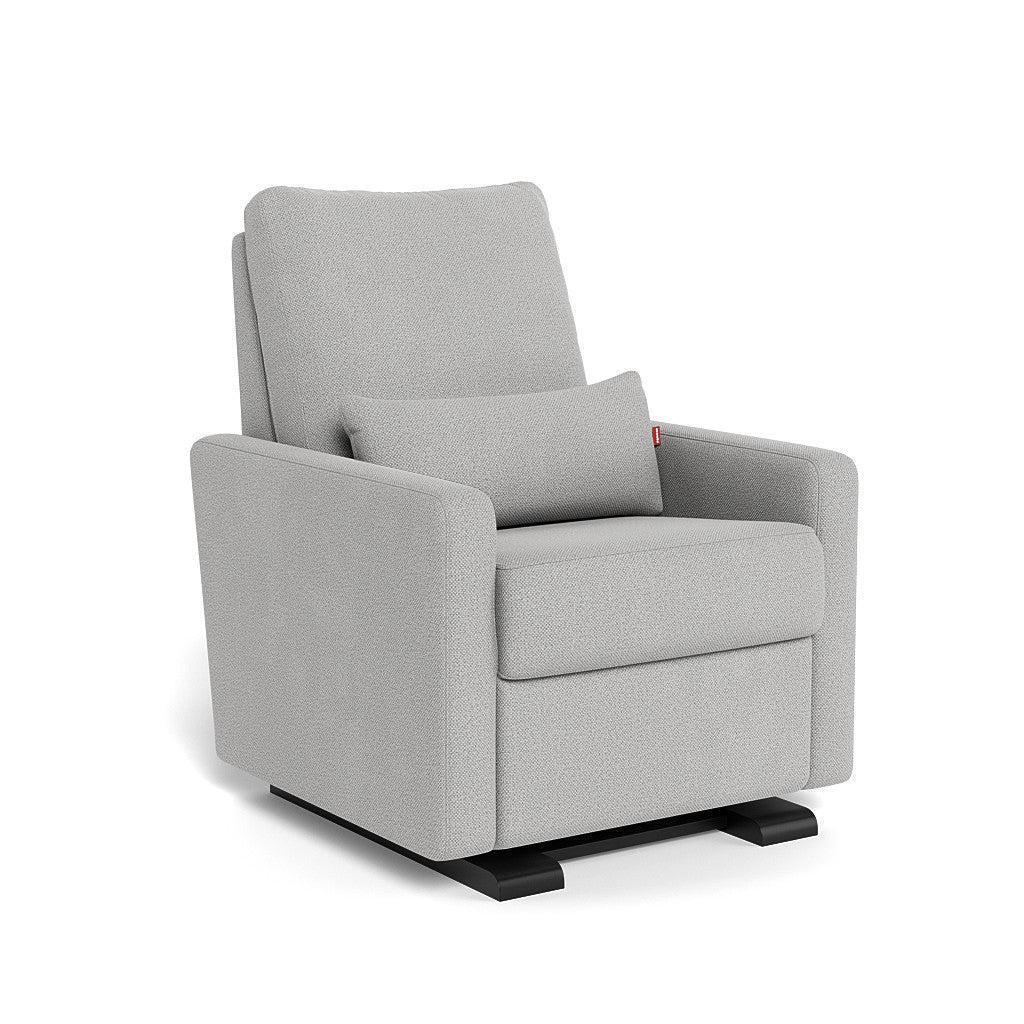 Monte Design - Matera Glider Recliner - Espresso Base-Chairs-Cloud Grey-Posh Baby