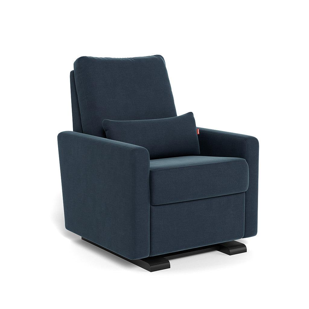 Monte Design - Matera Glider Recliner - Espresso Base-Chairs-Midnight Blue-Posh Baby