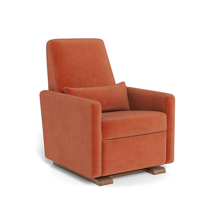 Monte Design - Motorized Grano Glider Recliner - Walnut Base-Chairs-Dune Heathered-Posh Baby