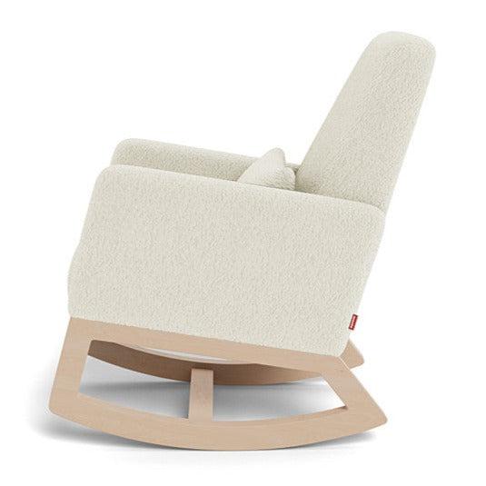 Monte Design - Quick Ship Joya Rocker - Faux Sheepskin + Maple-Chairs-Posh Baby