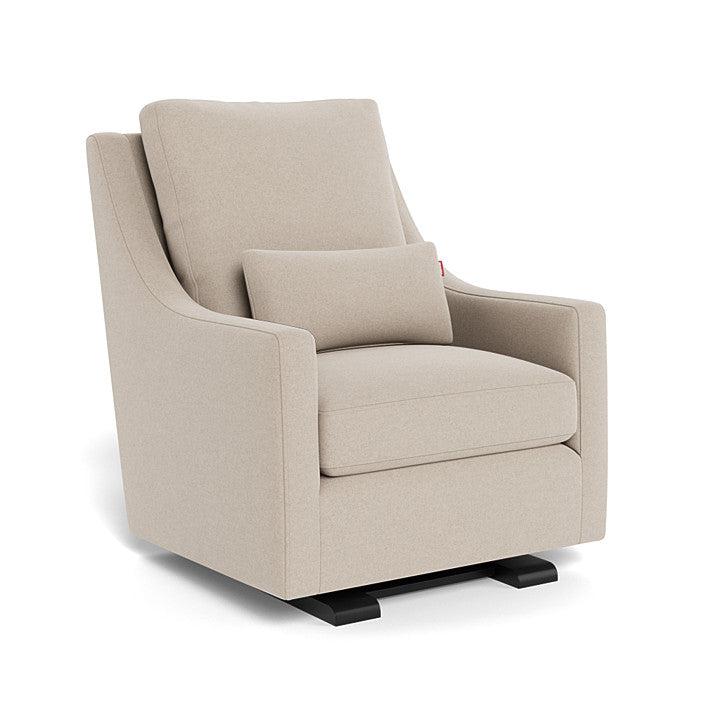 Monte Design - Vera Glider - Espresso Base-Chairs-Oatmeal Wool-Posh Baby