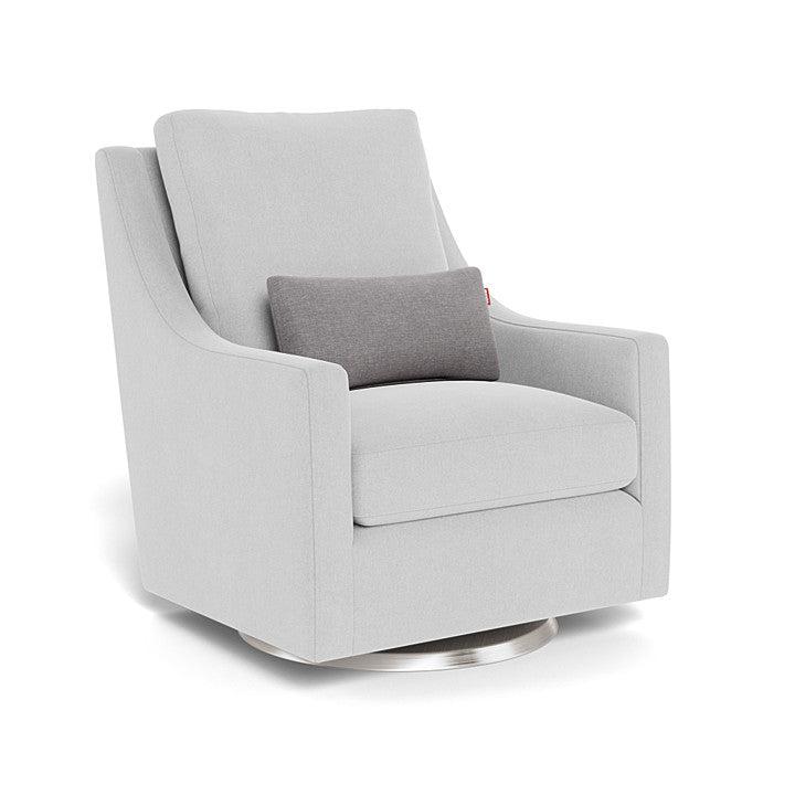 Monte Design - Vera Glider - Stainless Steel Swivel Base-Chairs-Ash-Posh Baby