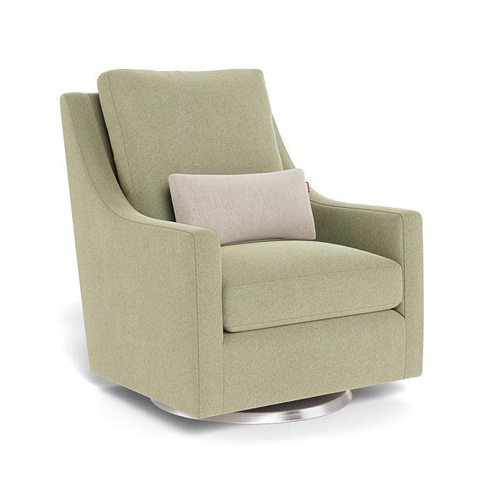 Monte Design - Vera Glider - Stainless Steel Swivel Base-Chairs-Sage Green-Posh Baby