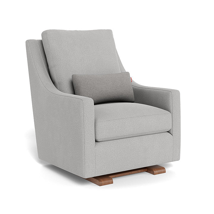 Monte Design - Vera Glider - Walnut Base-Chairs-Cloud Grey-Posh Baby