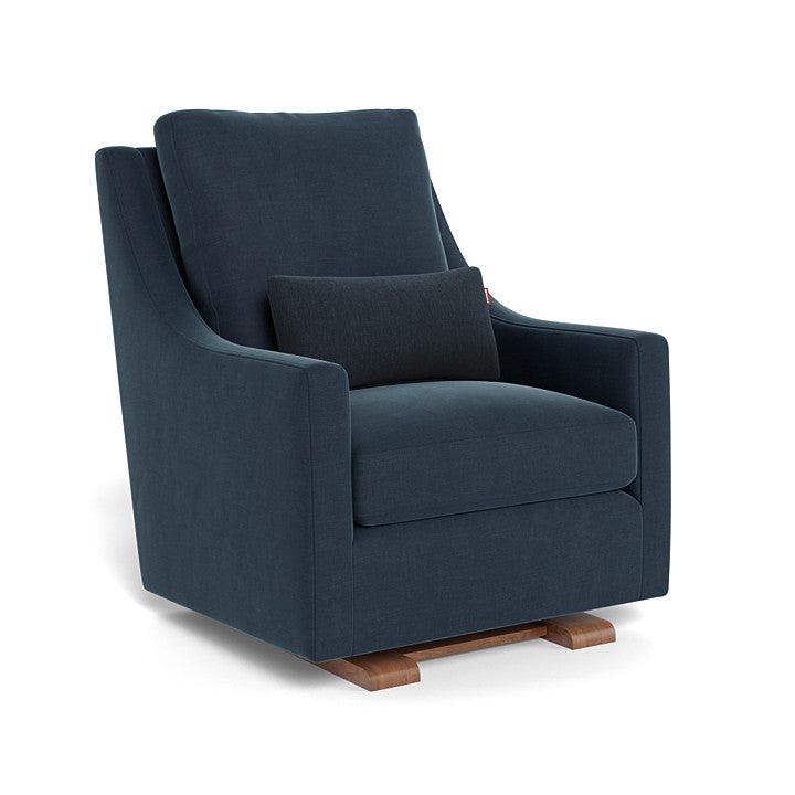 Monte Design - Vera Glider - Walnut Base-Chairs-Midnight Blue-Posh Baby