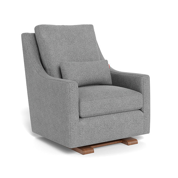 Monte Design - Vera Glider - Walnut Base-Chairs-Pepper Grey-Posh Baby