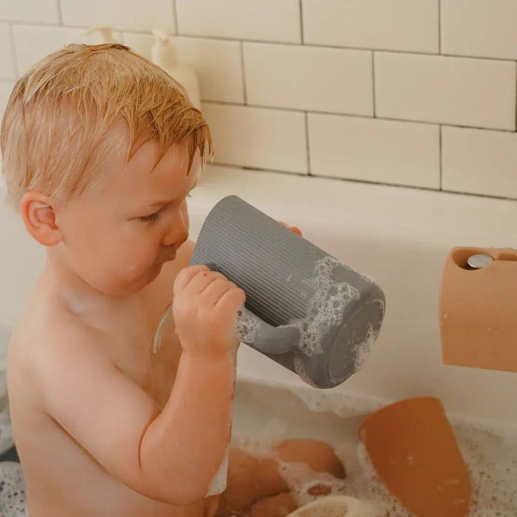 Mushie - Bath Rinse Cup - Tradewinds-Bath Toys-Posh Baby