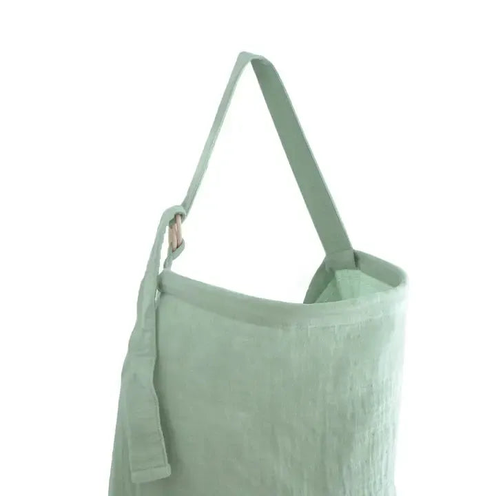 Mushie - Muslin Nursing Cover - Roman Green-Nursing Cover-Posh Baby