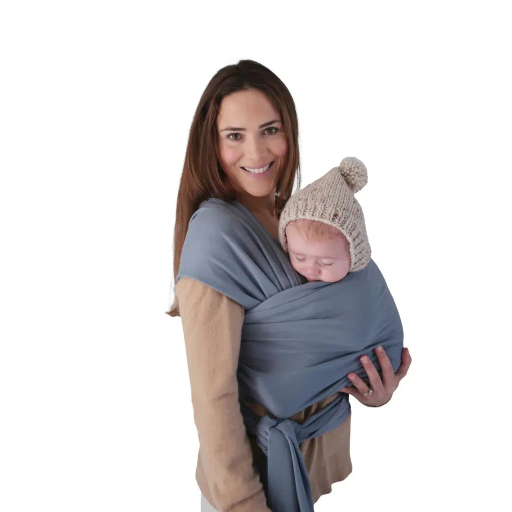 Mushie - Organic Cotton Baby Wrap - Tradewinds-Baby Carriers-Posh Baby