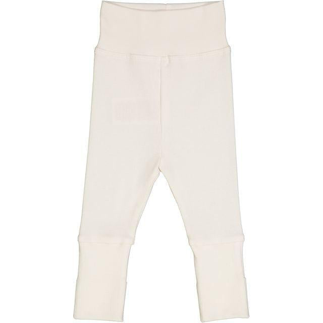 Musli - Organic Ribbed Pants - Cream-Bottoms-Preemie-Posh Baby