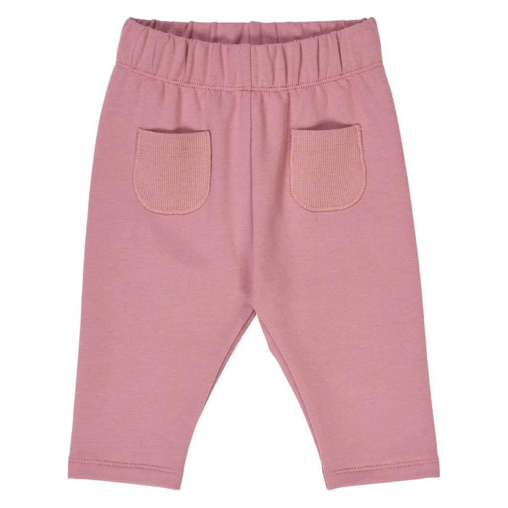 Musli - Organic Sweatpants - Vintage Rose-Bottoms-0-3M-Posh Baby