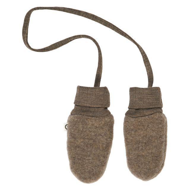 Musli - Woolly Fleece Mittens - Taupe-Coats + Outerwear-0-9M-Posh Baby